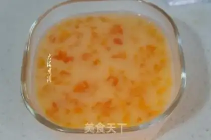 Make Peach glue melon pudding step 7