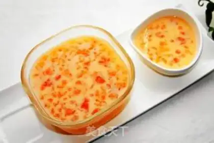 Make Peach glue melon pudding step 8