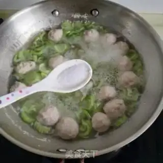 Make Smelt meatball soup step 8