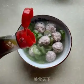 Make Smelt meatball soup step 9
