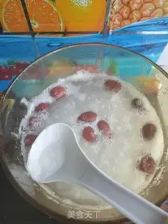 Make Red-tree rice congee step 1