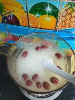 Make Red-tree rice congee step 4
