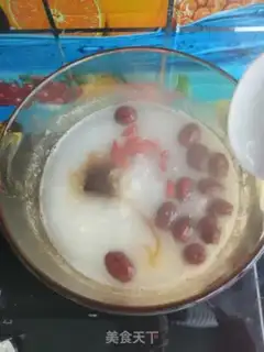 Make Red-tree rice congee step 5