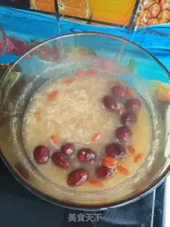 Make Red-tree rice congee step 6