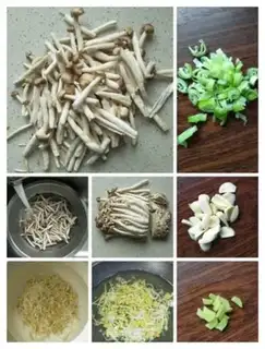 Make Crab fungus sprouts step 2