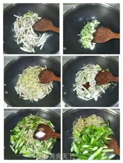 Make Crab fungus sprouts step 4