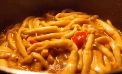 Make Spicy white mushrooms step 4
