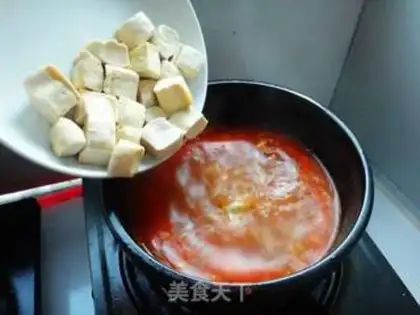 Make Stinky tofu rice line step 6