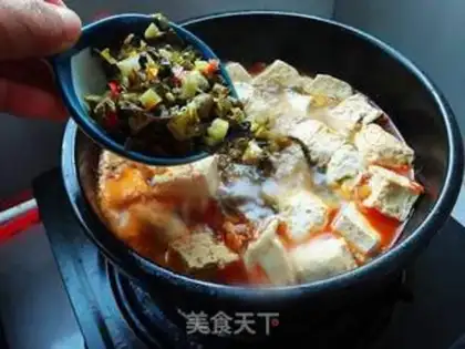Make Stinky tofu rice line step 7