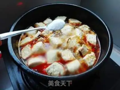 Make Stinky tofu rice line step 8