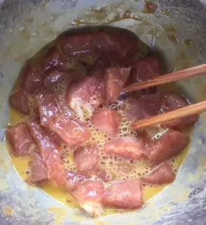 Make Gourd meat step 1