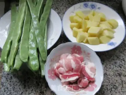 Make Five bouquets of potatoes and soybeans step 0
