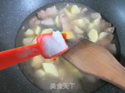 Make Five bouquets of potatoes and soybeans step 7