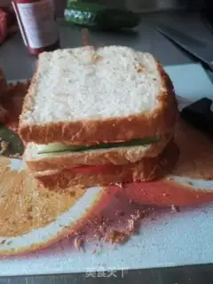 Make Black pepper chicken steak sandwich step 18