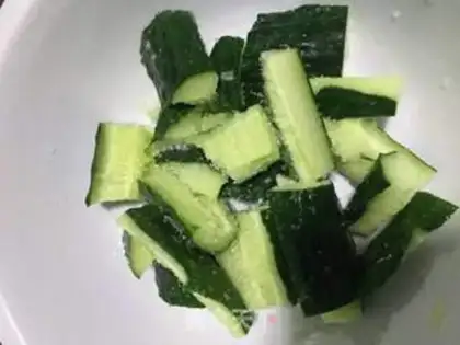 Make Spicy cucumber step 1