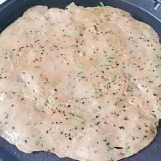 Make Black whole wheat pancakes step 6