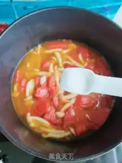 Make Tomato mushroom eggflower soup step 8