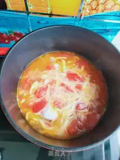 Make Tomato mushroom eggflower soup step 9