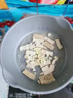 Make Garlic fried tofu step 5