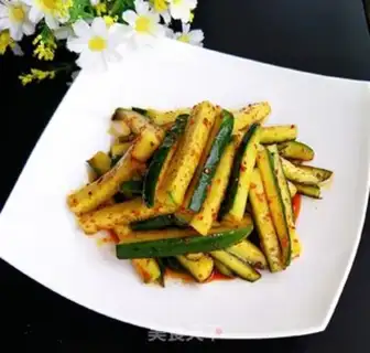 Make Spicy cucumber bars step 5