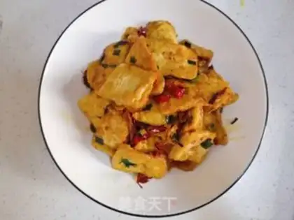 Make Gold tofu step 5
