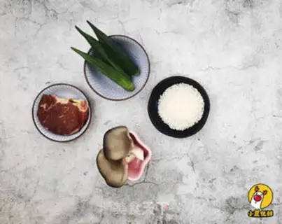 Make Beef ace mushroom congee step 0