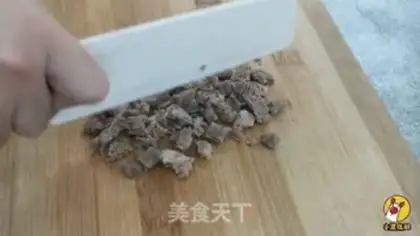 Make Beef ace mushroom congee step 4