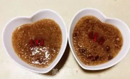 Make Porridge of chrysanthemum step 4