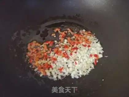 Make Shrimp fans steamed golden needle mushrooms step 6