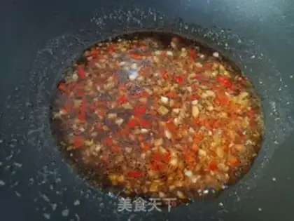 Make Shrimp fans steamed golden needle mushrooms step 7