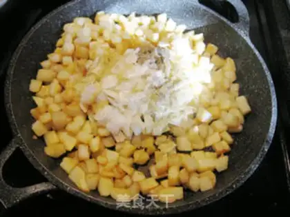 Make Onion potatoes step 4