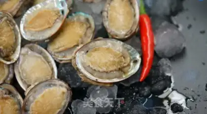 Make Garlic fans steam the northern bay abalone step 1