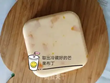 Make Mango pudding step 7