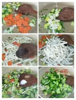 Make Mushroom carrots for broccoli step 5