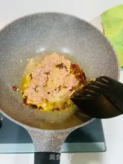 Make Sour bean horn step 1