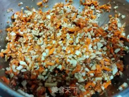 Make Pork abalone carrot bun step 18