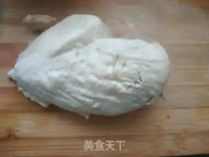 Make Spicy chicken silk step 7