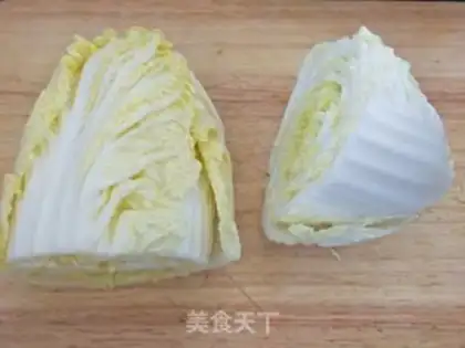 Make Fresh water cabbage step 1