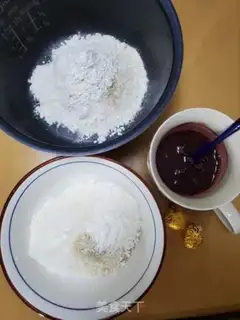 Make Black sesame flower step 0