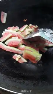 Make Spicy watermelon peel step 3