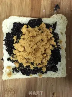 Make Porridge pine toast step 2