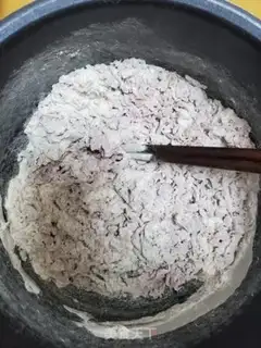 Make Black sesame flower step 1