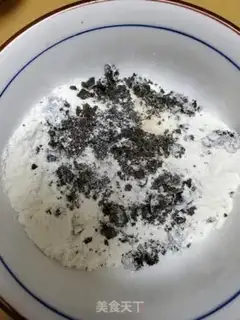 Make Black sesame flower step 3