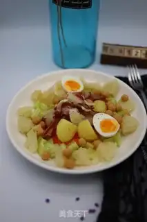 Make Potato bacon cucumber salad step 0
