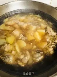 Make Potato chicken step 7