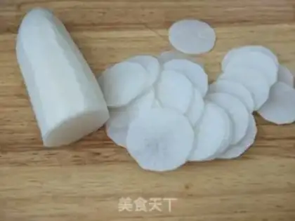 Make Orange radish step 1