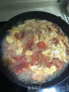Make Tomato omelet noodles step 6