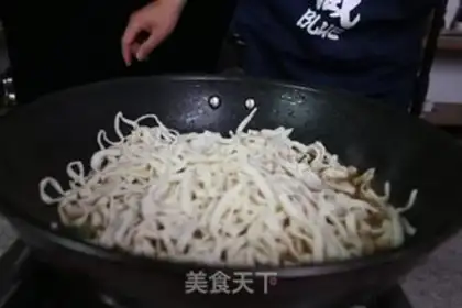 Make Bean bean noodle step 2