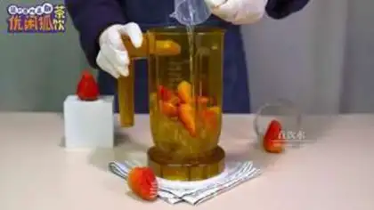 Make Strawberry yogurt step 3