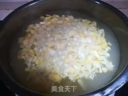 Make Egg and corn step 1